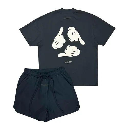 Innersect - Bộ Thể Thao Nữ Innersect Three Hands Màu Đen Size S (Form Âu) - Vua Hàng Hiệu