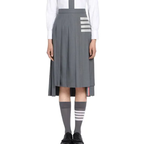 Thời trang Thom Browne Mỹ - Chân Váy Nữ Thom Browne FGC400V06146 035 Màu Xám Size 40 - Vua Hàng Hiệu