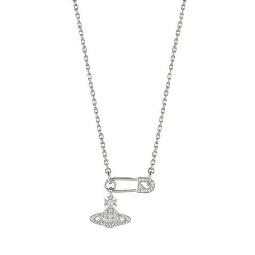 Dây Chuyền Nữ Vivienne Westwood Lucrece Pendant Necklace Silver Màu Bạc - Trang sức - Vua Hàng Hiệu