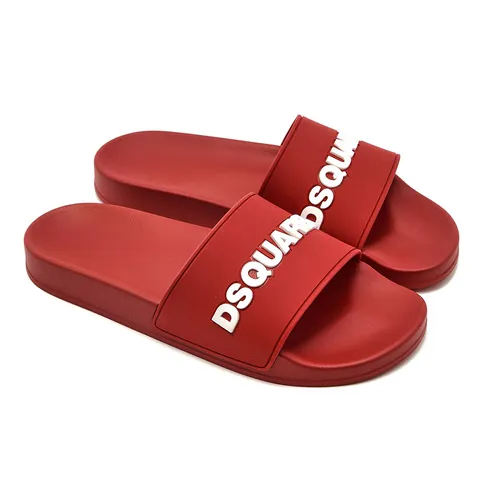 Dép - Dép Nam Dsquared2 Sliders Red FFM0023 17205013 Màu Đỏ Size 39 - Vua Hàng Hiệu
