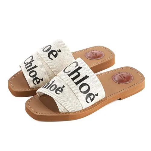 Dép Nữ Chloé Woody Mule Slides White Màu Trắng Size 35 - Dép - Vua Hàng Hiệu