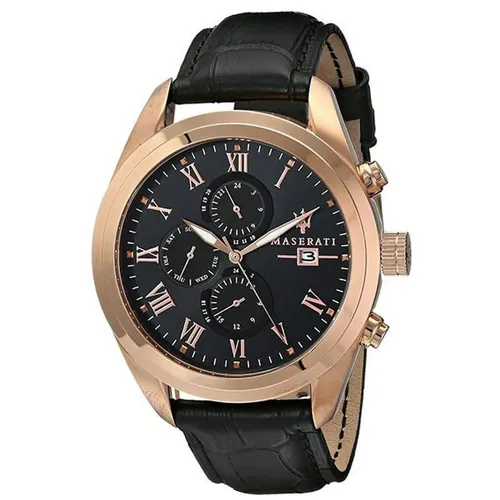 Đồng Hồ Nam Maserati Traguardo Black Dial Quartz R8871612002 Màu Đen