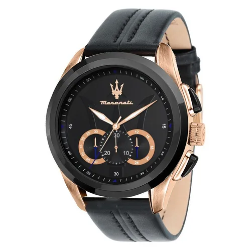 Đồng hồ Maserati - Đồng Hồ Nam Maserati Traguardo Chronograph Quartz R8871612025 Màu Đen - Vua Hàng Hiệu