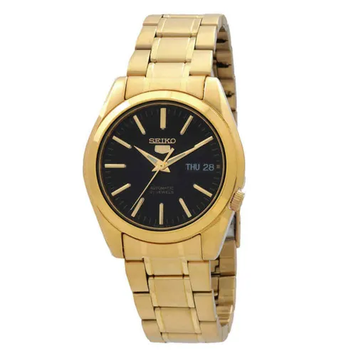 Đồng hồ - Đồng Hồ Nam Seiko 5 Automatic Black Dial Men Watch SNKL50K1 Màu Vàng - Vua Hàng Hiệu
