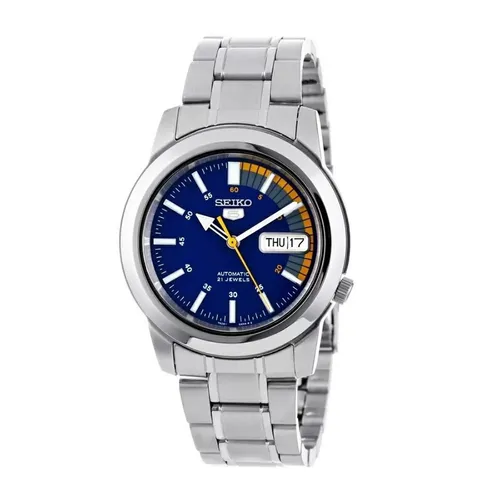 Đồng Hồ Nam Seiko 5 Automatic Blue Dial Watch SNKK27K1 Màu Bạc Xanh - Đồng hồ - Vua Hàng Hiệu