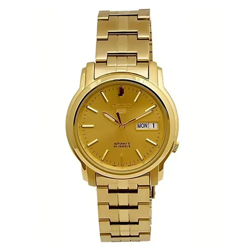 Seiko Nhật Bản - Đồng Hồ Nam Seiko 5 Automatic Gold Dial Men Watch SNKK76K1 Màu Vàng Gold - Vua Hàng Hiệu