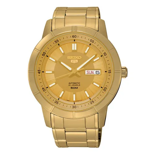 Đồng hồ - Đồng Hồ Nam Seiko 5 Automatic Gold Dial Men Watch SNKN62K1 Màu Vàng Gold - Vua Hàng Hiệu