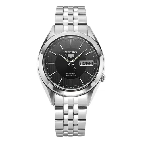 Đồng hồ - Đồng Hồ Nam Seiko 5 Black Dial Men Watch SNKL23K1 Màu Bạc - Vua Hàng Hiệu