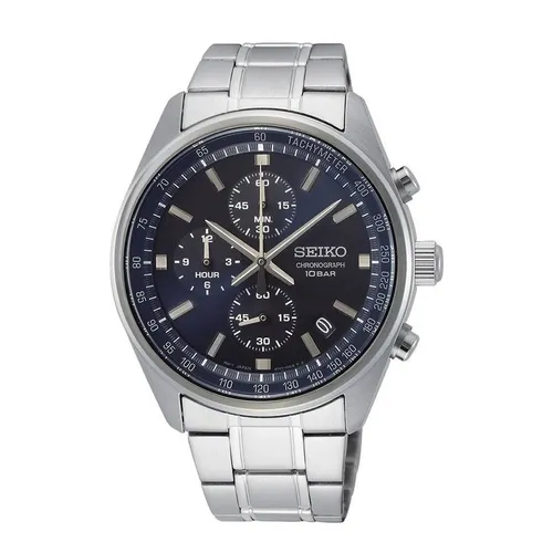 Đồng Hồ Nam Seiko Chronograph Quartz Blue Dial Watch SSB377P1 Màu Bạc/Xanh - Đồng hồ - Vua Hàng Hiệu