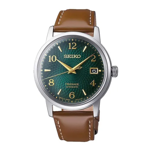 Đồng hồ - Đồng Hồ Nam Seiko Presage Cocktail Time Nigroni Watch SRPE45J1 Màu Nâu Bạc - Vua Hàng Hiệu