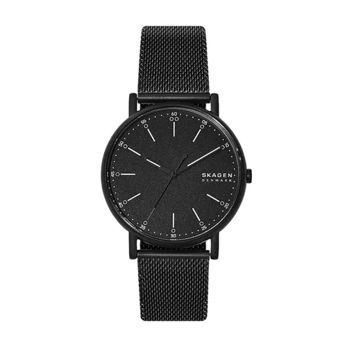 Đồng hồ - Đồng Hồ Nam Skagen Signatur Midnight Steel Mesh Watch SKW6579 Màu Đen - Vua Hàng Hiệu