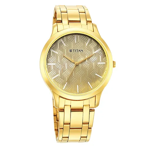 Đồng Hồ Nam Titan Karishma Radiance 1825YM03 Màu Vàng