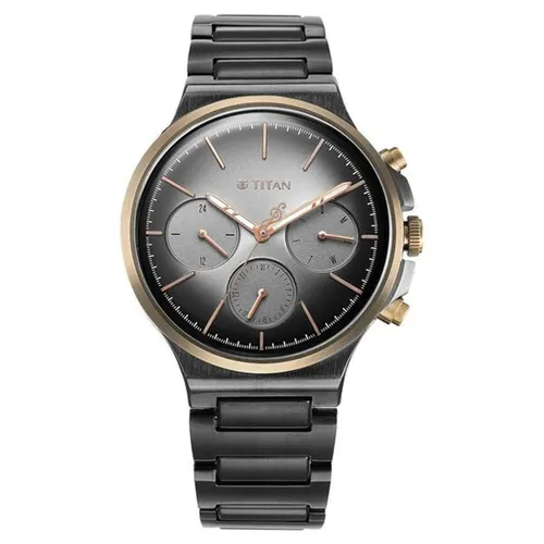Titan - Đồng Hồ Nam Titan Quartet Grey 1883KM01 Màu Xám - Vua Hàng Hiệu