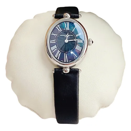 Đồng Hồ Nữ Frederique Constant Quartz FC-200MPB2V6 Màu Đen Khảm Trai