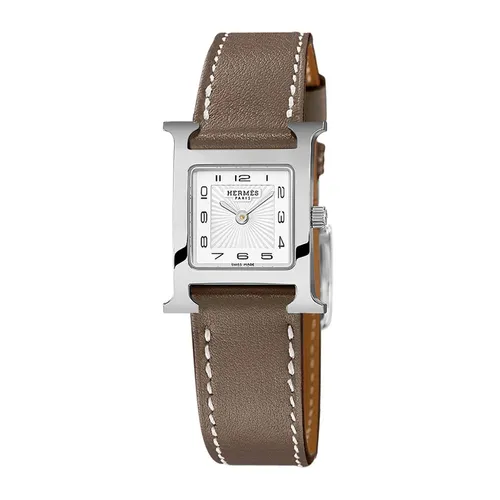 Đồng hồ Hermès - Đồng Hồ Nữ Hermès Heure H Watch Mini Model Màu Nâu Cát - Vua Hàng Hiệu
