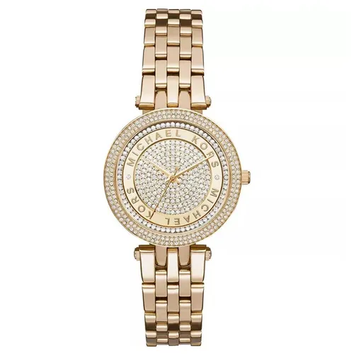 Đồng hồ Nữ Vàng - Đồng Hồ Nữ Michael Kors Darci Gold Crystal Ladies Watch 33mm MK3445 Màu Vàng - Vua Hàng Hiệu