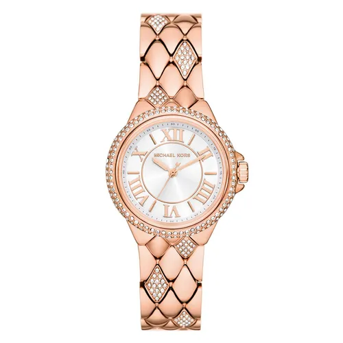 Đồng Hồ Nữ Michael Kors Harlowe Pavé Watch MK4810 Màu Vàng Hồng - Đồng hồ - Vua Hàng Hiệu