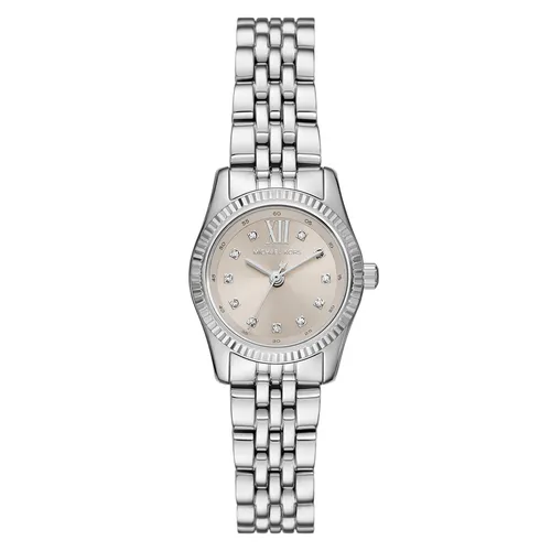 Đồng Hồ Nữ Michael Kors Lexington Three-Hand Stainless Steel Watch MK4843 Màu Bạc