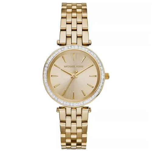 Đồng hồ Nữ Vàng - Đồng Hồ Nữ Michael Kors MK3365 Darci Gold Tone Crystal Watch 33mm Màu Vàng - Vua Hàng Hiệu