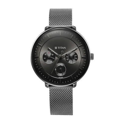 Đồng Hồ Nữ Titan Anthracite Dial Analog Watch 2651QM02 Màu Xám Chì