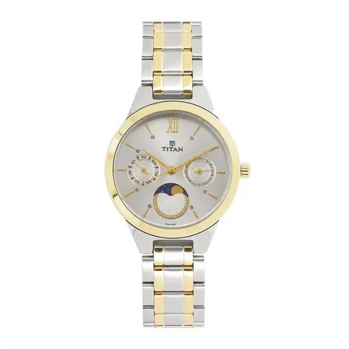 Đồng hồ - Đồng Hồ Nữ Titan Ladies Neo - III Watch 2590BM01 Màu Demi (Vàng - Bạc) - Vua Hàng Hiệu