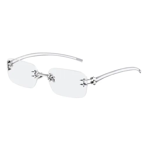 Kính mắt Gentle Monster Kính mắt cận - Kính Mắt Cận Gentle Monster Tetra 02 Màu Bạc - Vua Hàng Hiệu