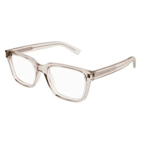 Saint Laurent - Kính Mắt Cận Nữ Yves Saint Laurent YSL Transparent Beige Sunglasses SL621 003 Màu Trong Suốt - Vua Hàng Hiệu