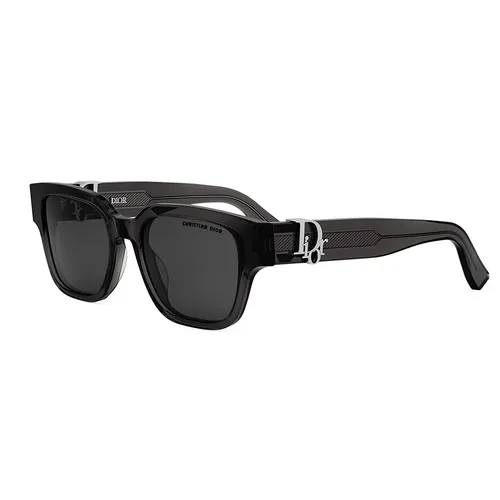 Kính mắt - Kính Mát Dior Black Square Sunglasses OBLIQUE S1I 45A0 Màu Xám Đen - Vua Hàng Hiệu