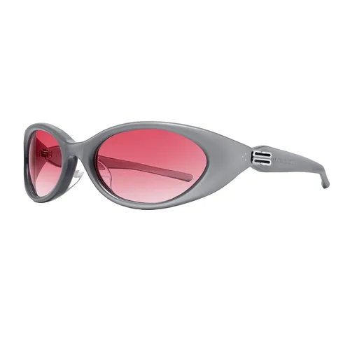 Kính Mát Unisex Gentle Monster Atempo G13 Sunglasses Màu Xám Đỏ - Kính mắt - Vua Hàng Hiệu