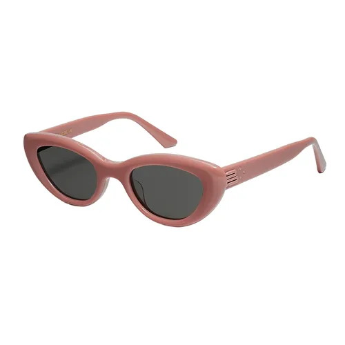 Kính Mát Unisex Gentle Monster Conic P4 Sunglasses Màu Hồng Xám