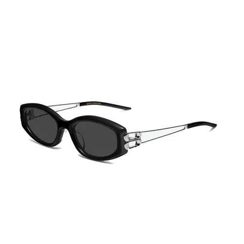 Kính Mát Unisex Gentle Monster Solid Loop 01 Màu Đen - Kính mắt - Vua Hàng Hiệu