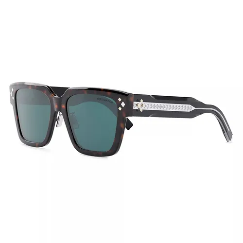 Kính mắt Dior Nam - Kính Mát Nam Dior CD Diamond S3F 55MM Square Sunglasses Màu Đồi Mồi - Vua Hàng Hiệu