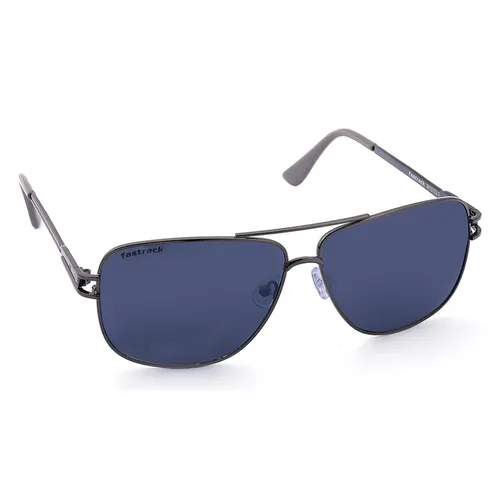Kính mắt - Kính Mát Nam Fastrack Blue Square Men Sunglasses M197SL5V Màu Xanh Xám - Vua Hàng Hiệu