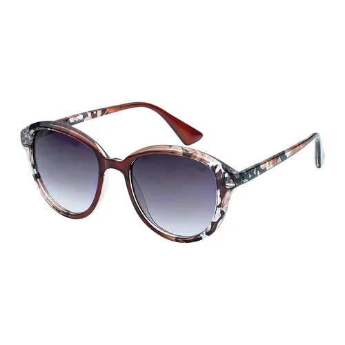 Kính mắt - Kính Mát Nữ Fastrack Grey Oval Polarized Sunglasses P476GY1V Màu Xám - Vua Hàng Hiệu