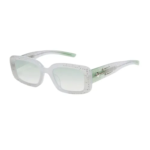 Kính mắt - Kính Mát Nữ Gentle Monster Antena.C LVC1 Sunglasses Màu Xanh Lá Nhạt - Vua Hàng Hiệu