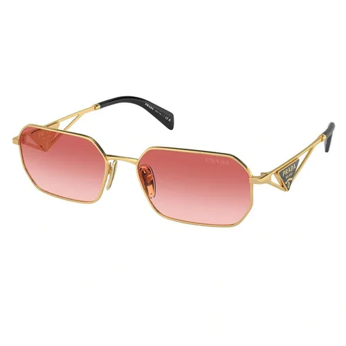 Kính Mát Nữ Prada Transparent Sunglasses 0PR A51S 5AK40C Màu Vàng Hồng