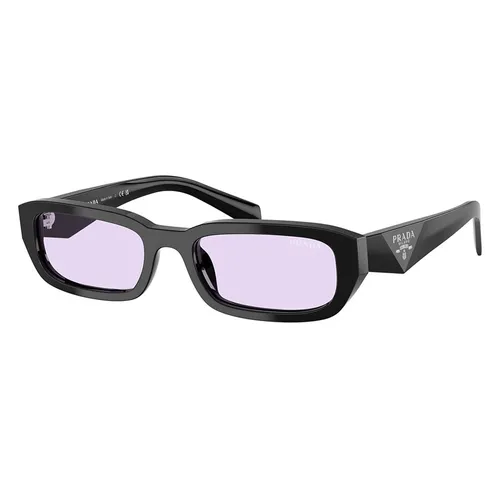 Kính Mát Nữ Prada 0PR B06S 16K40J Transparent Sunglasses Màu Đen Tím