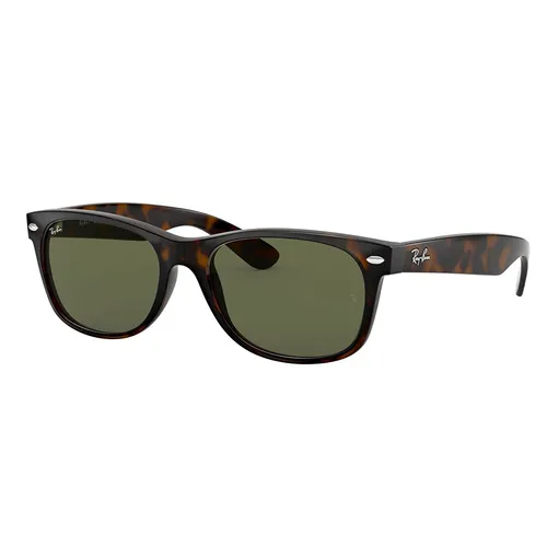 Rayban - Kính Mát Rayban New Wayfarer Sunglasses RB2132 902 52 Màu Xanh/Nâu Havana - Vua Hàng Hiệu