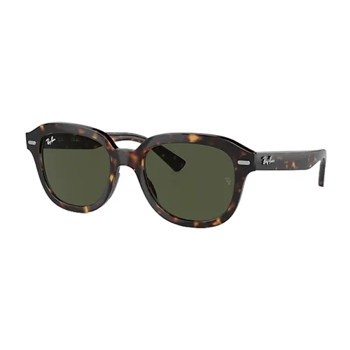 Kính Mát Unisex Rayban Erik Sunglasse RB 4398 902/31 Màu Xanh Nâu Havana