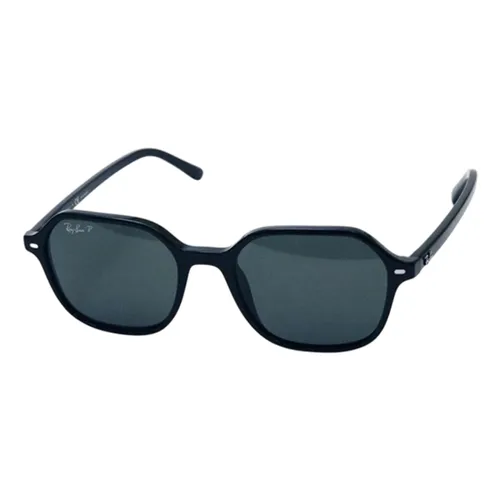 Kính Mát Unisex Rayban John Polarized Sunglasses RB2194 90158 51 Màu Xanh Đậm