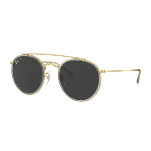 Kính Mát Unisex Rayban Sunglasse RB3647 921048 Màu Đen Vàng - Kính mắt - Vua Hàng Hiệu