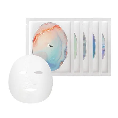 Mặt nạ - Mặt Nạ Dưỡng Ẩm ÍPSA Ipsa Shine Tomorrow Mask Le Hộp 5 Miếng - Vua Hàng Hiệu