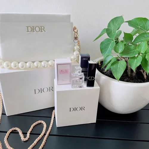 Set Nước Hoa Nữ Dior Miss Dior Blooming Bouquet Limited Edition Gift Set 3 Món (Son Dior Satin 999 Mini + EDT 5ml + Túi)