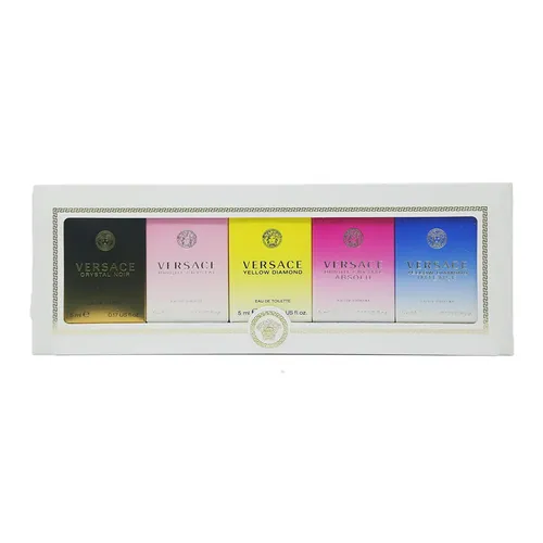 Nước hoa Set mini - Set Nước Hoa Nữ Versace Fragrance Collection 5 Piece Set (5 x 5ml) - Vua Hàng Hiệu