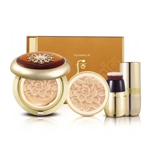 Trang điểm Whoo Phấn nước - Set Phấn Nước Whoo Essence Cushion SPF50+/PA+++ (15g + 15g) C_Mi - Vua Hàng Hiệu