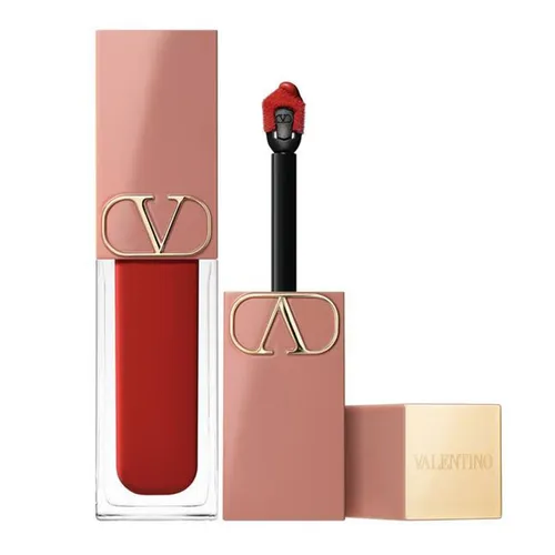 Valentino - Son Kem Valentino Liquirosso 2 In 1 Lip & Blush Soft Matte Color 111A Undressed Velvet Màu Đỏ Cherry - Vua Hàng Hiệu