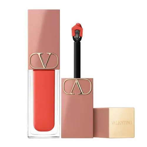 Valentino - Son Kem Valentino Liquirosso 2 In 1 Lip & Blush Soft Matte Color 218A See You Later Màu Đỏ Cam - Vua Hàng Hiệu
