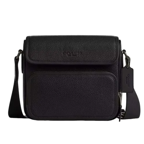 Túi xách Coach Túi đeo chéo - Túi Đeo Chéo Nam Coach Sullivan Flap Crossbody CN729 Màu Đen - Vua Hàng Hiệu