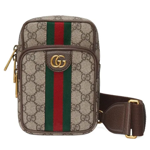 Túi Đeo Chéo Nam Gucci Small GG Ophidia Shoulder Bag Màu Nâu Be - Túi xách - Vua Hàng Hiệu