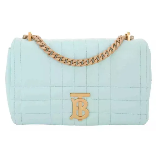 Túi Đeo Chéo Nữ Burberry Lola Bag In Quilted Nappa 8070495 Màu Xanh Mint